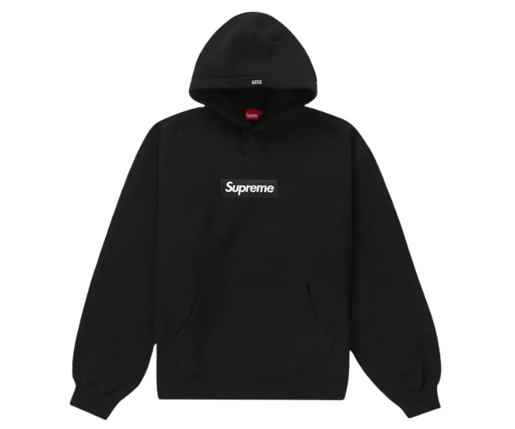 Supreme Box Logo Hooded Sweatshirt Black