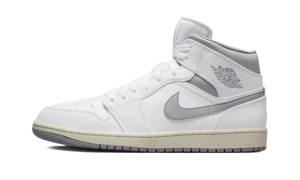 AIR JORDAN 1 MID NEUTRAL GREY (44.5)