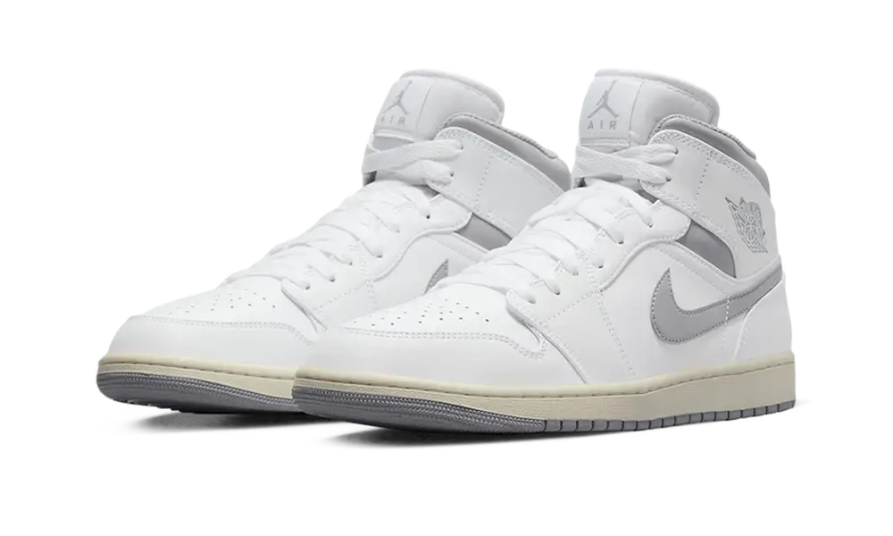 AIR JORDAN 1 MID NEUTRAL GREY (44.5)