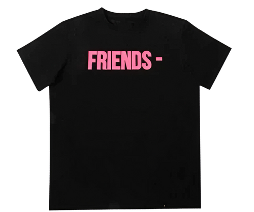VLONE Friends T-Shirt Black Pink