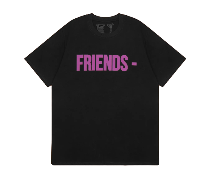 VLONE Friends T-Shirt Black Purple