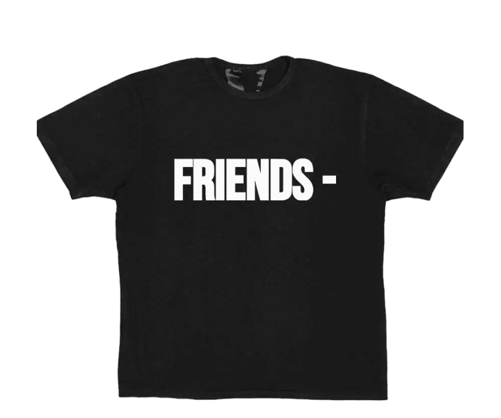 Tricou VLONE Friends negru-alb