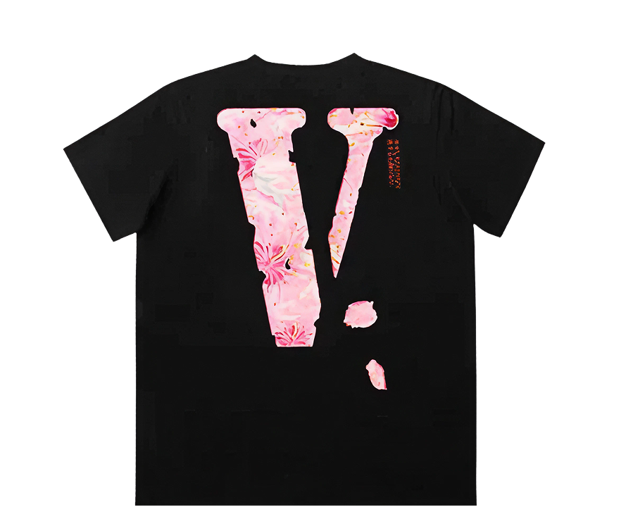VLONE Sakura Logo T-Shirt Black