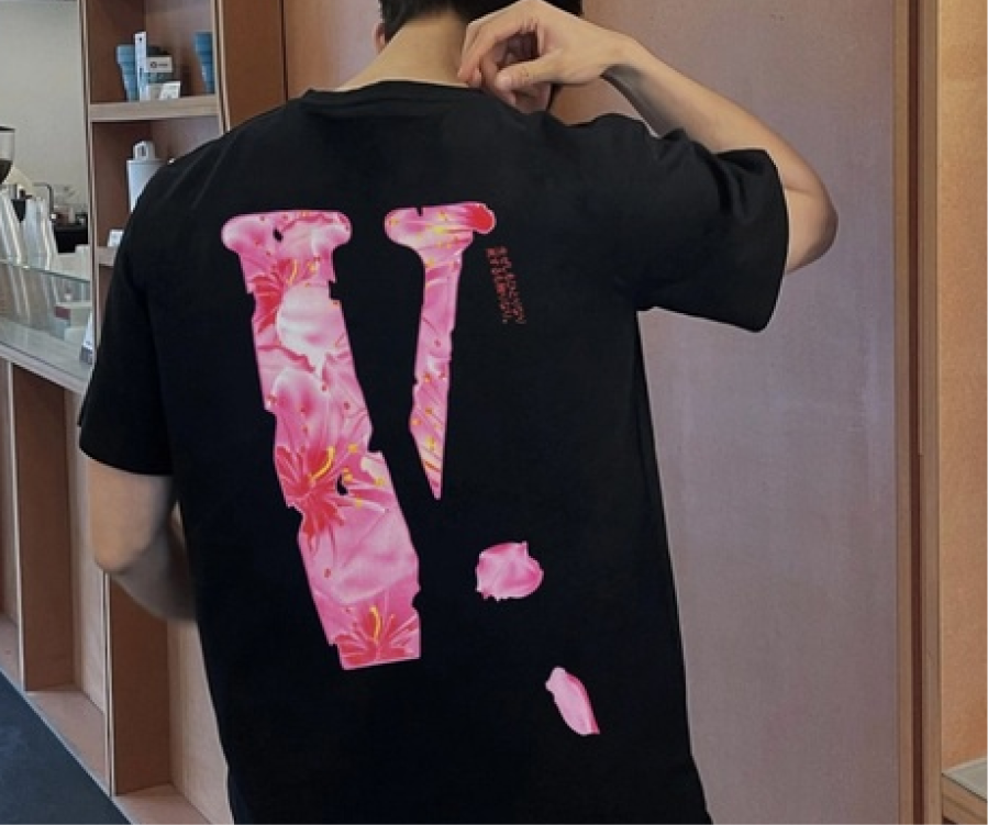 VLONE Sakura Logo T-Shirt Black