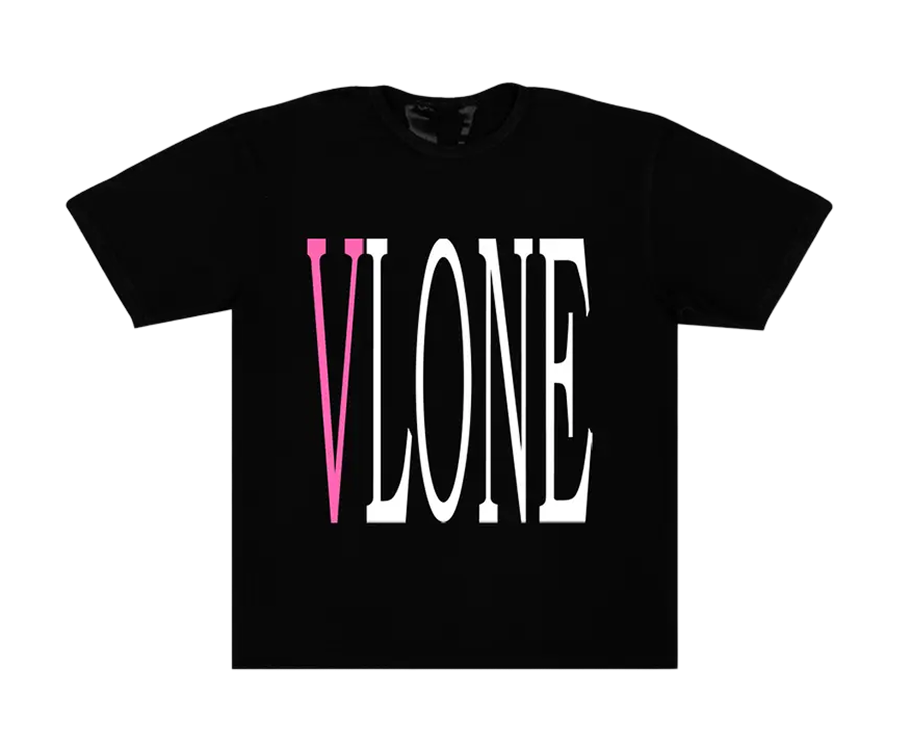 VLONE Staple T-Shirt Black Pink