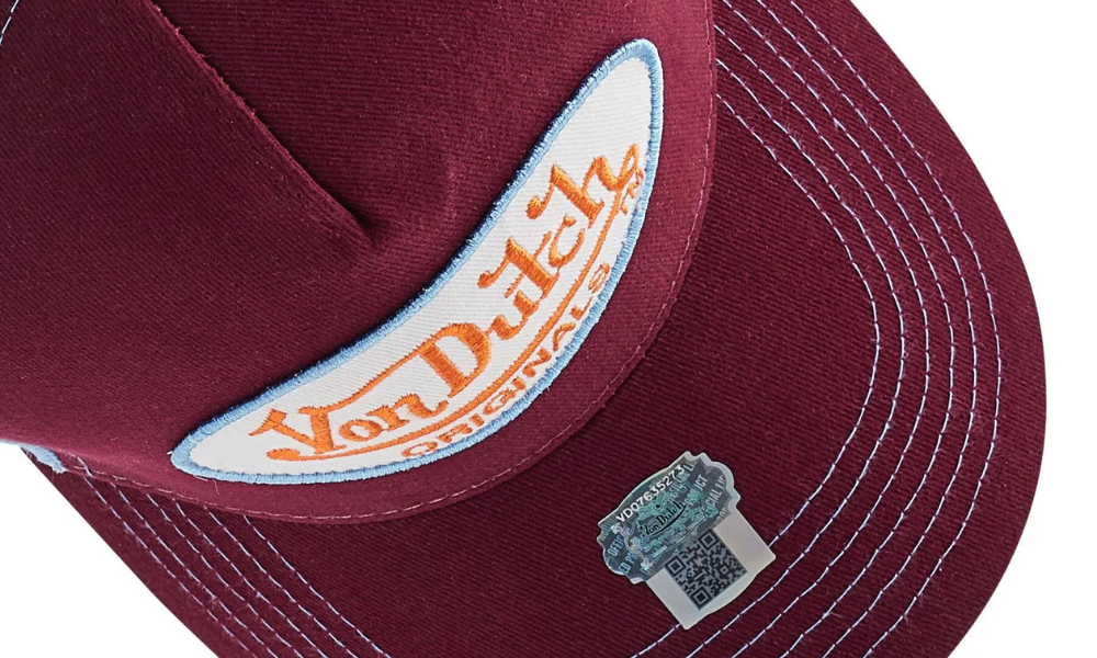 Von Dutch Boston Trucker Cap Purple / Light Blue