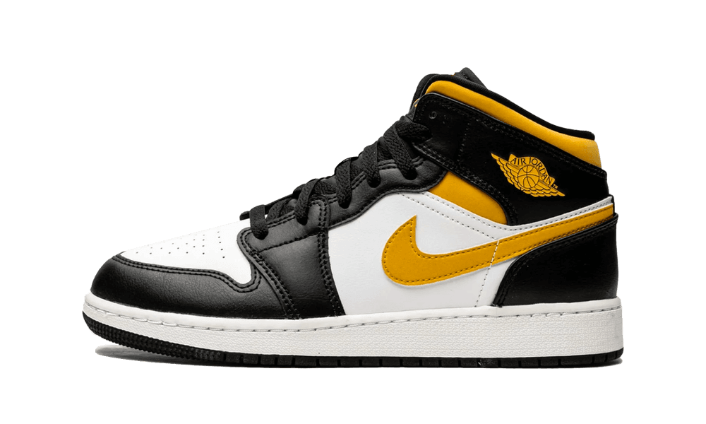 Air Jordan 1 Mid White Pollen Black (36.5)