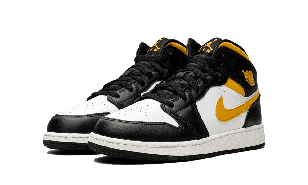 Air Jordan 1 Mid White Pollen Black (36.5)