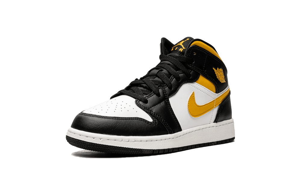 Air Jordan 1 Mid White Pollen Black (36.5)