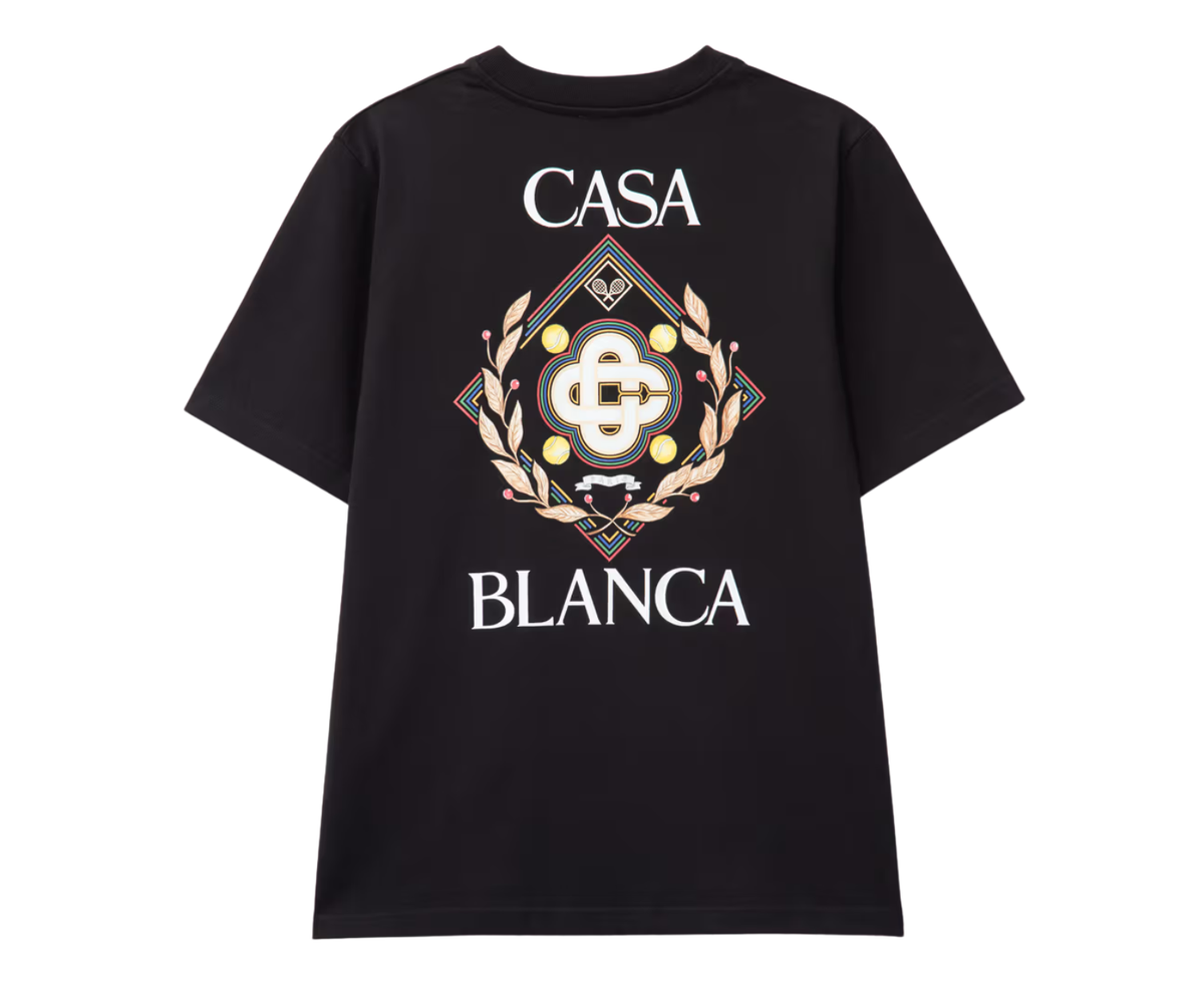 Casablanca Championship Diamond T-shirt with graphic logo.