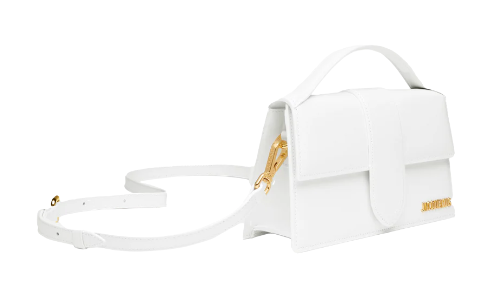Jacquemus Le Grand Bambino Crossbody Strap Handbag White