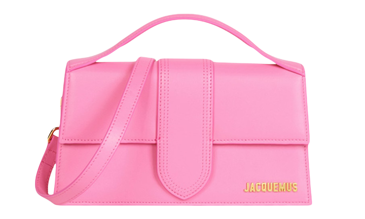 Geantă de umăr cu clapetă <tc>Jacquemus</tc> Le Grand Bambino, roz