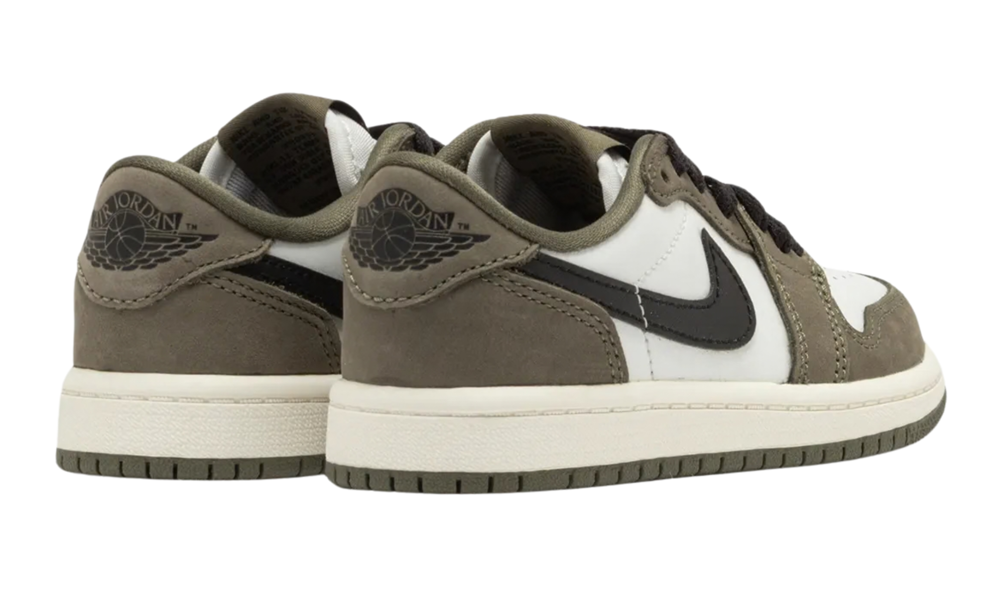Jordan 1 Retro Low Medium Olive Summit White Sail Black