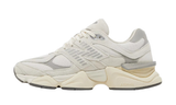 New Balance 9060 Sea Salt White sneaker with a cream and grey colorway.