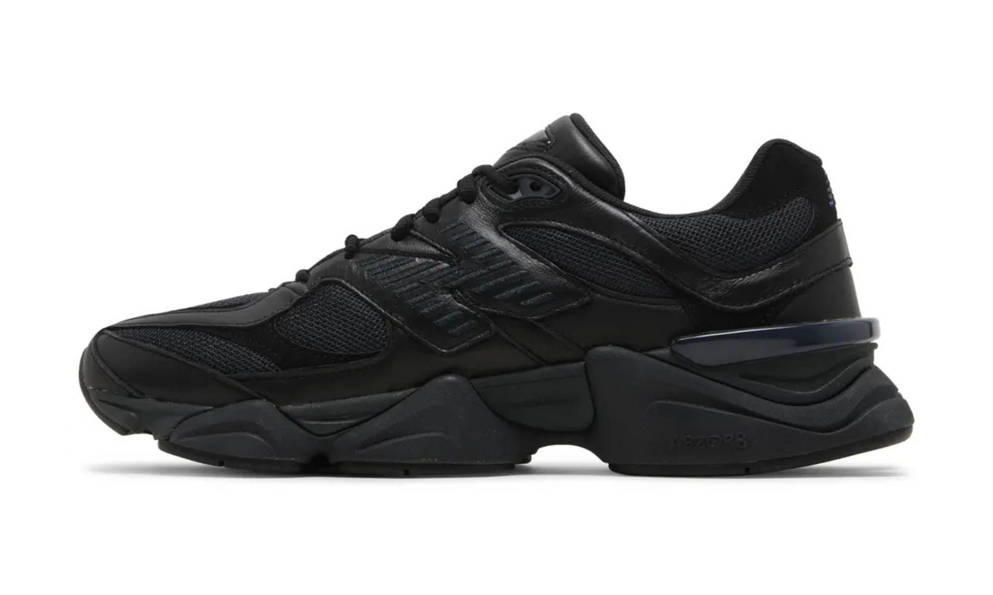 New Balance 9060 Triple Black Leather