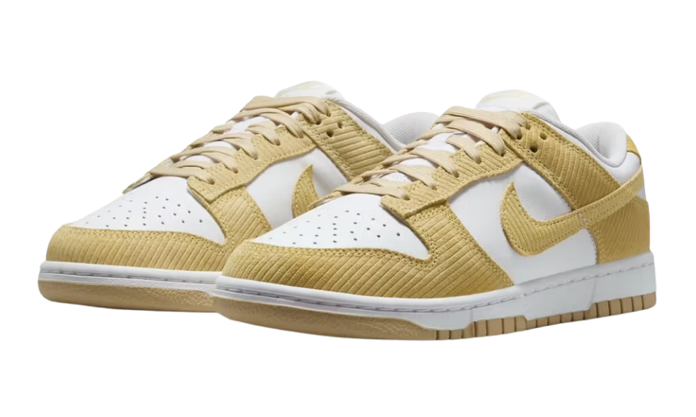 Nike Adds "Yellow Corduroy" To The Dunk Low