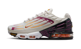 Nike Air Max Plus 3 Summer Nights sneaker with beige, purple, and orange accents.