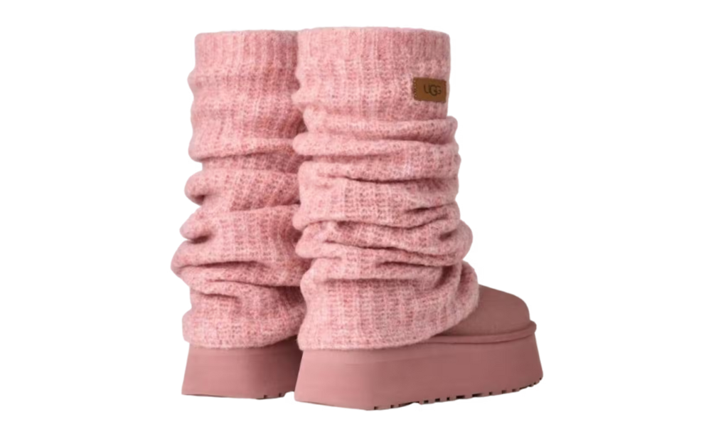 UGG Classic Mini Dipper Legwarmer Boot Pink Dawn