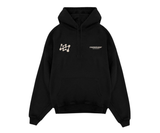 Represent 247 Future Terrains Oversized Hoodie fekete színben, elöl logóval.