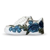 NIKE AIR FORCE 1 LOW '07 BLUE / ROSE ROPE LACES
