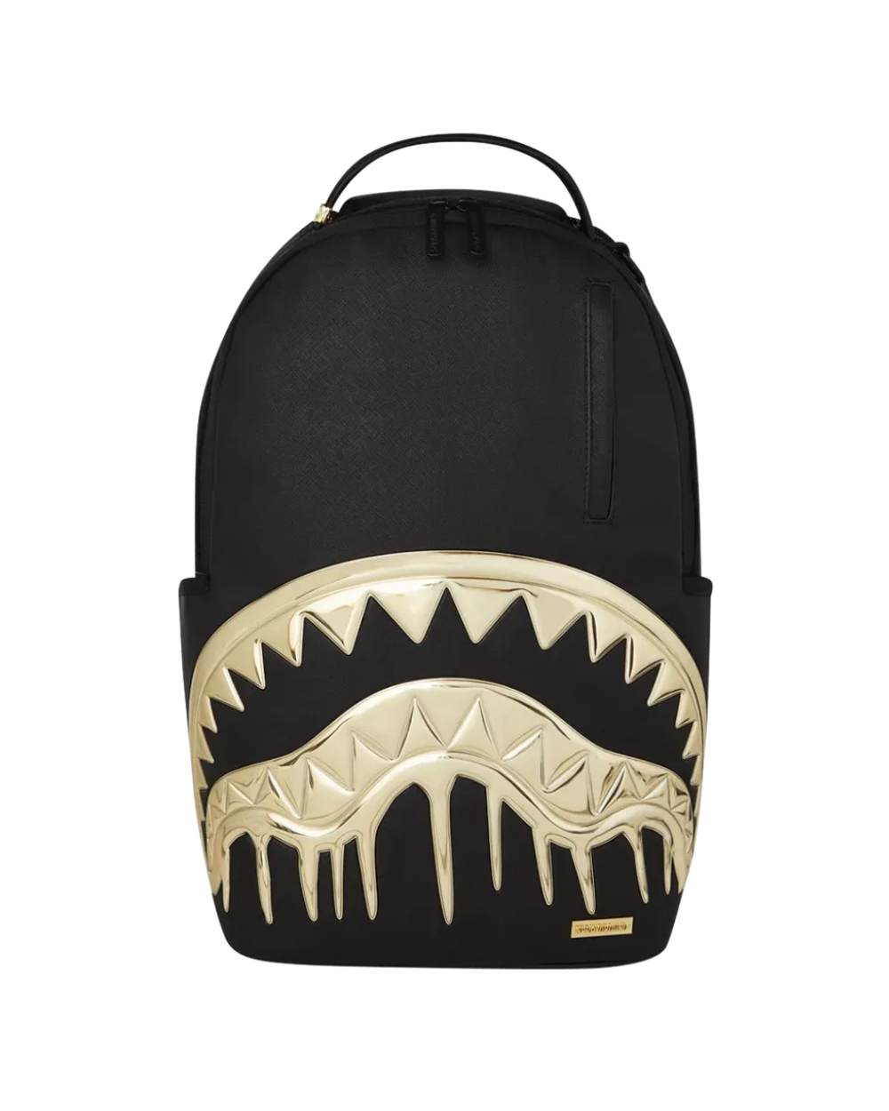 SPRAYGROUND GOLD AND DANGEROUS BACKPACK BLACK