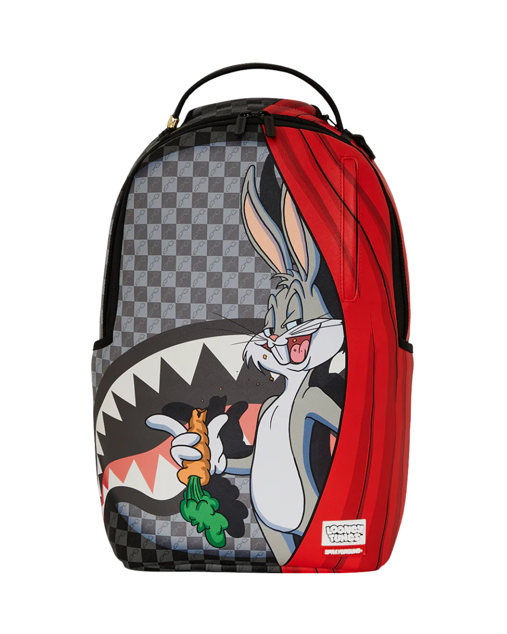 SPRAYGROUND LOONEY TUNES BUGS BUNNY WASUP BACKPACK GREY/RED