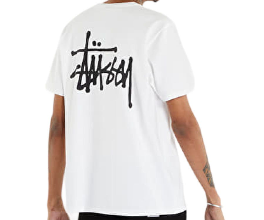Stüssy Basic Logo Tee White