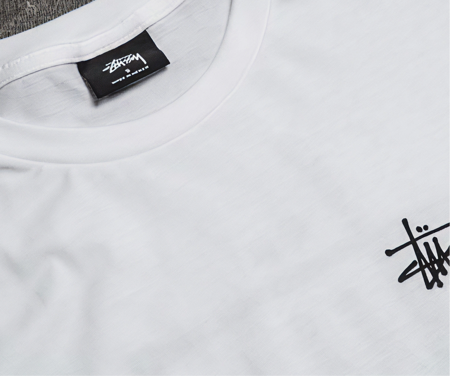 Stüssy Basic Logo Tee White