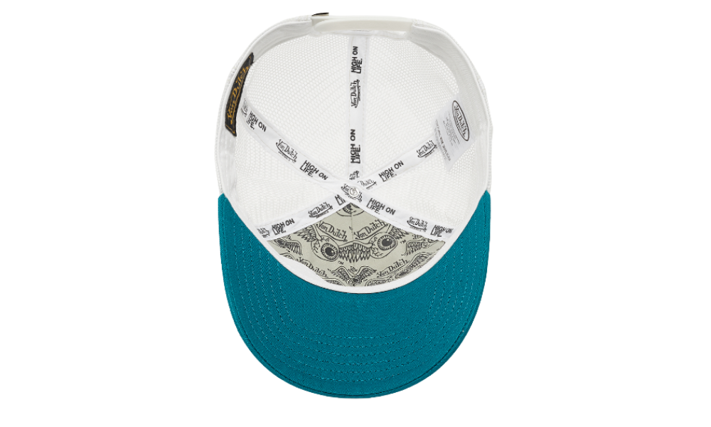 Von Dutch Trucker Cap Boston Oval Patch White/Blue