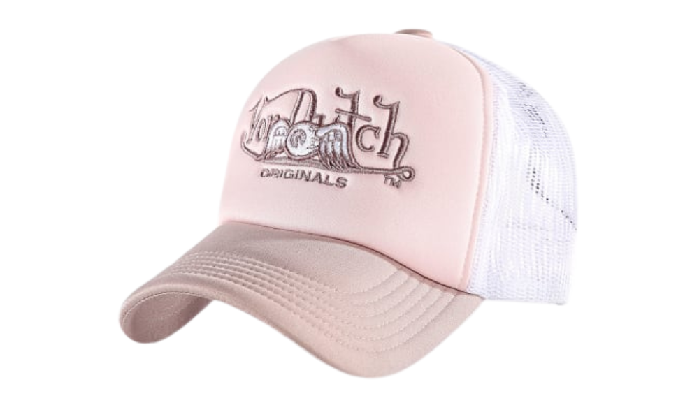 Von Dutch Trucker Cap Pink/White