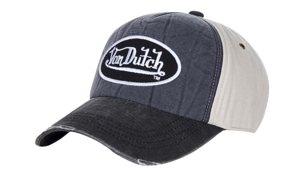 Von Dutch Baseball Cap Jack Number 7 Grey