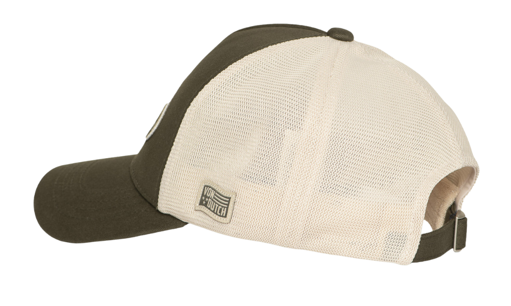 Von Dutch Baseball Cap Green and Beige