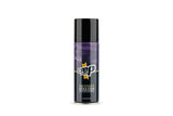Crep Protect impregnáló spray fekete kupakkal és lila mintás palackkal.