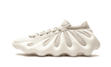Yeezy 450 Cloud White sneaker with a knit upper and sculpted sole.