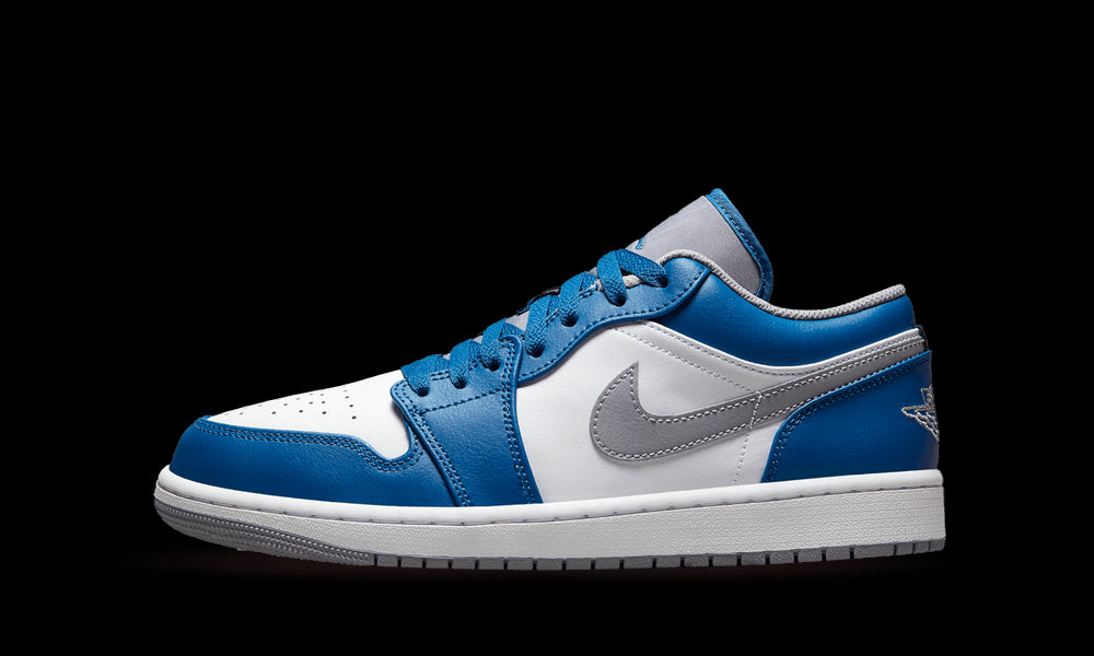 Air Jordan 1 Low True Blue Cement – BALAZS KICKS