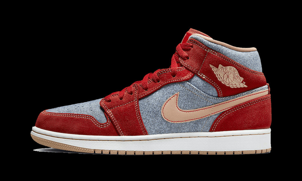 Air Jordan 1 Mid Denim â BALAZS KICKS