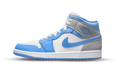 Jordan 1 Mid University Blue Grey