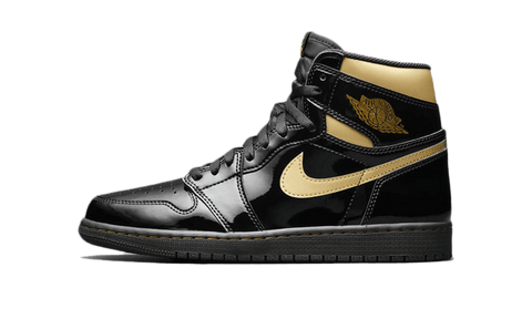 Jordan retro 1 black gold hotsell
