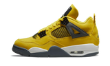 Air Jordan 4 Retro Lightning (2021) cipő élénk sárga színben.
