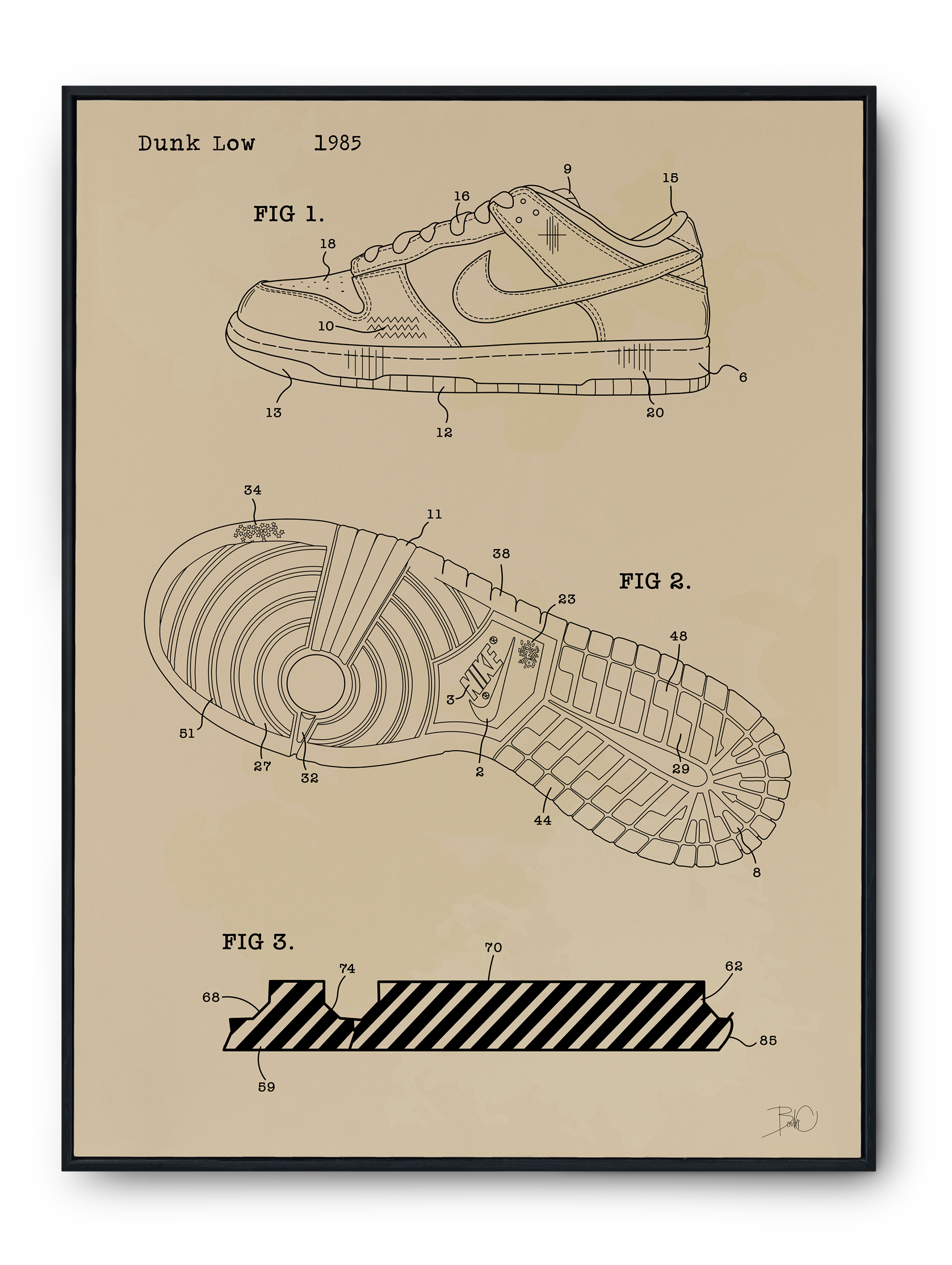 "THE DUNK LOW" Prototype Poster Series