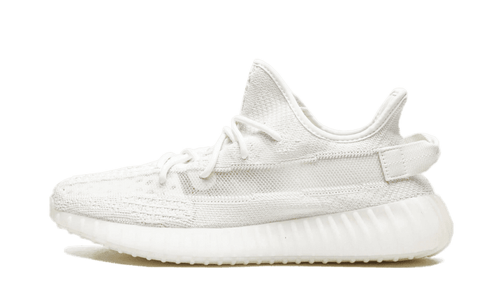 Yeezy Boost 350 V2 Bone sneaker in white.