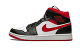 Air Jordan 1 Mid Gym Red Black White sneaker.