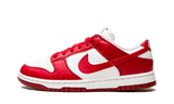 Nike Dunk Low Next Nature fehér és piros női cipő.