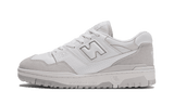 New Balance 550 White Summer Fog sneakers.