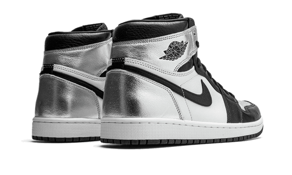 Air Jordan 1 Retro High Silver Toe