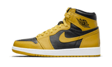 Air Jordan 1 Retro High Pollen cipő fekete és sárga színben.