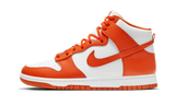 Nike Dunk High Syracuse cipő fehér és narancssárga színben.