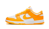Nike Dunk Low Laser Orange sneaker with white and orange leather.