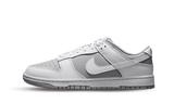 Nike Dunk Low Retro fehér és szürke bőr cipő.